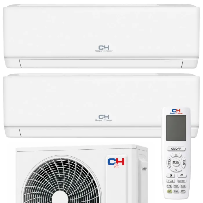 Мультиспліт-система Cooper&Hunter Nordic Multi Light Vital Plus на 2 кімнати (9+12) + CHML-U18RK2-NG