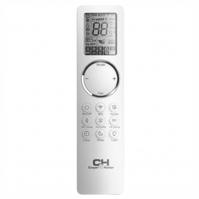 Кондиціонер Cooper&Hunter SUPREME Continental (SILVER) GEN VI CH-S12FTXAL2-SC WI-FI