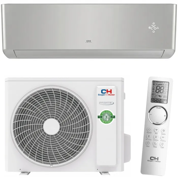 Кондиціонер Cooper&Hunter SUPREME Continental (SILVER) GEN VI CH-S12FTXAL2-SC WI-FI