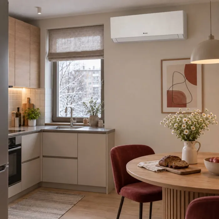 Кондиціонер, тепловий насос Gree Clivia Beige Stone GWH12AUCXB-K6DNA1A Inverter