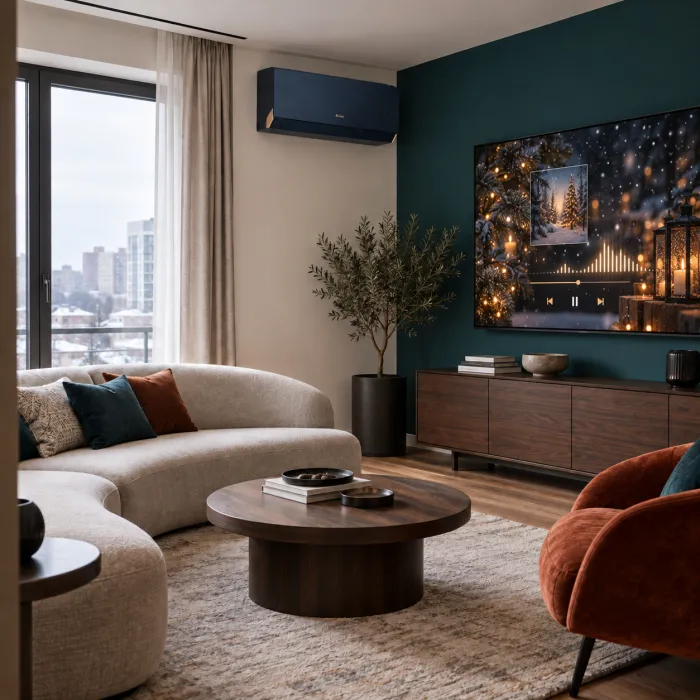 Кондиціонер, тепловий насос Gree Clivia Blue GWH18AUDXD-K6DNA1A  Inverter
