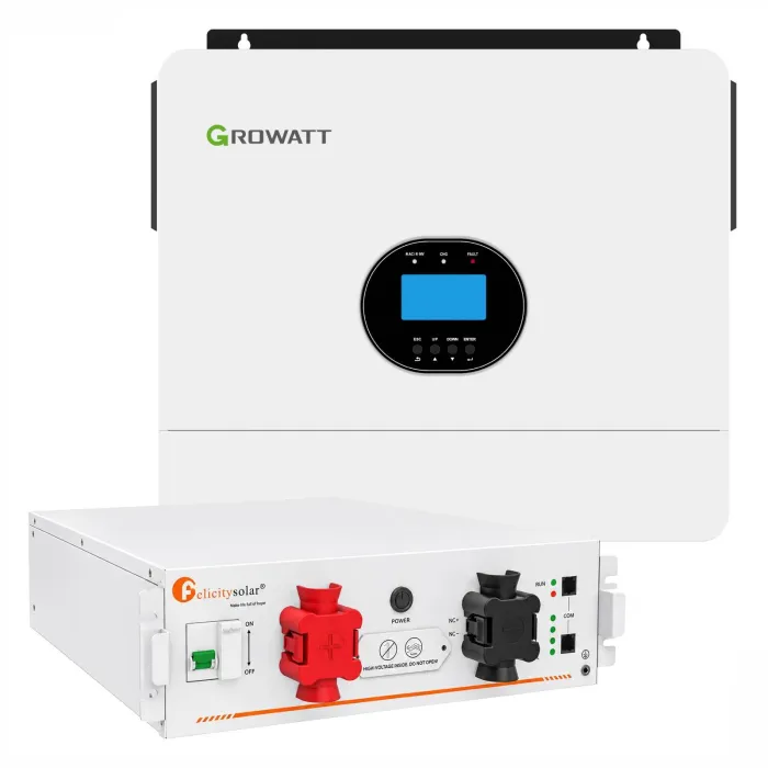 Комплект автономного живлення Growatt SPF 6000 ES Plus 6 кВт + Felicity FLA48100UG1 5,12 кВт·год