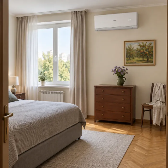 Кондиціонер, тепловий насос HEC Inverter HSU-09NT(I)/HSU-09NT(O) (Обігрів при -20C)