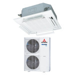 Касетний 4-потоковий кондиціонер Mitsubishi Heavy Hyper Inverter FDT125VH/FDC125VNX-W