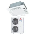 Касетний 4-потоковий кондиціонер Mitsubishi Heavy Hyper Inverter FDT125VH/FDC125VNX-W