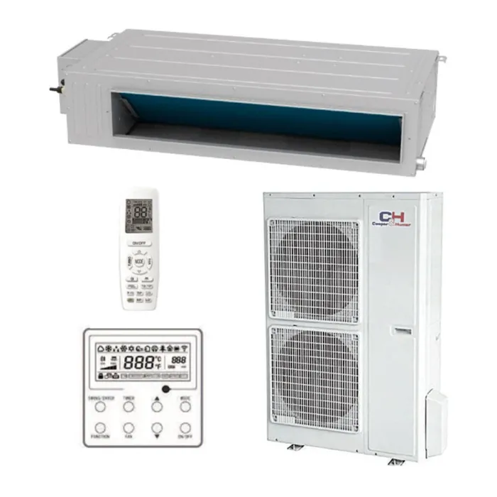 Канальний кондиціонер Cooper&Hunter Slim R32 INVERTER CH-IDS050PRK/CH-IU050RK (з дренажним насосом)