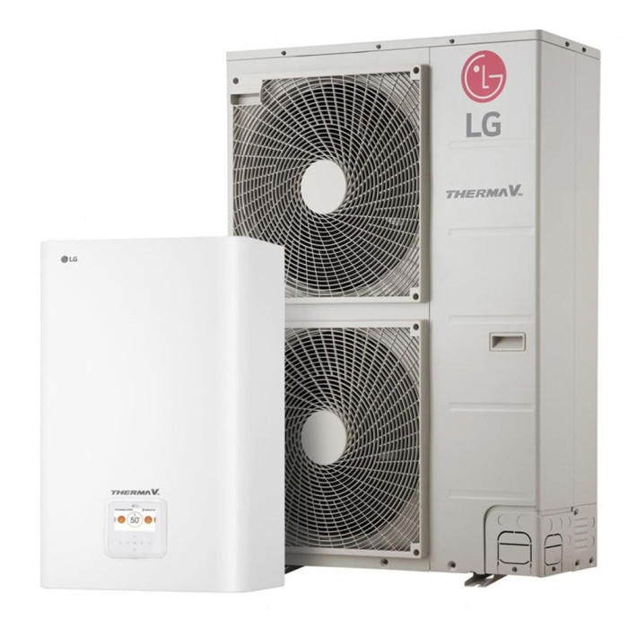 Тепловий насос повітря-вода LG THERMA V Hydrosplit HU163MRB.U30RU/HN1600MC.NK1RU