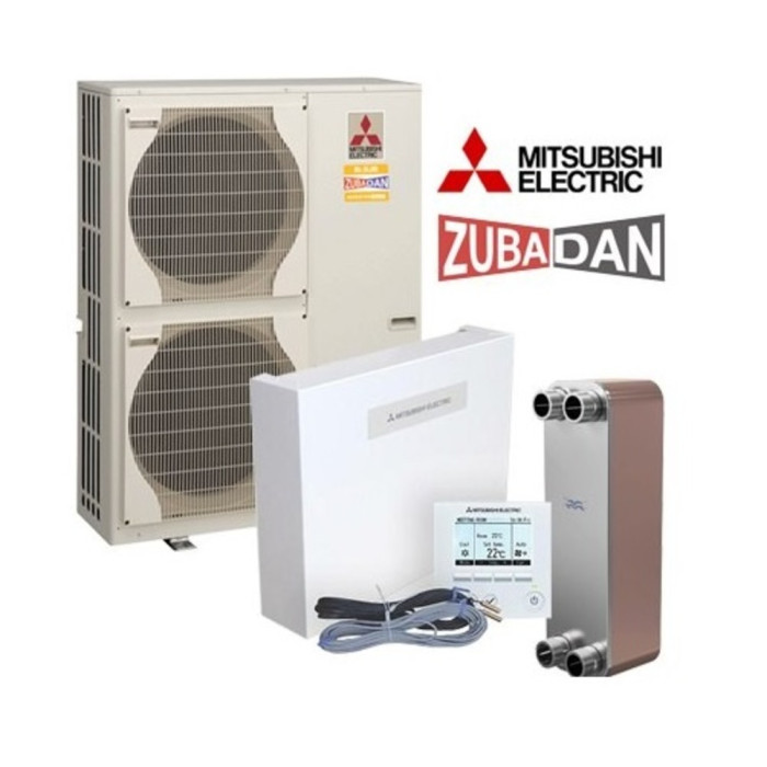 Тепловий насос "Повітря-Вода" Mitsubishi Electric PUHZ-SHW112VHA ZUBADAN Inverter