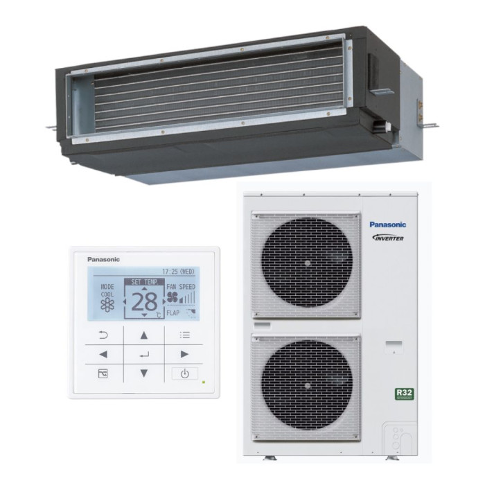 Канальний кондиціонер Panasonic PACi Elite S-140PF1E5B/U-140PZH2E5/CZ-RTC5B (220 В)