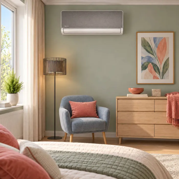 Кондиціонер, тепловий насос Midea PENROSE DC Inverter MSXT-09HRFN8-SILVER-I/MSXT-09HRFN8-SILVER-I