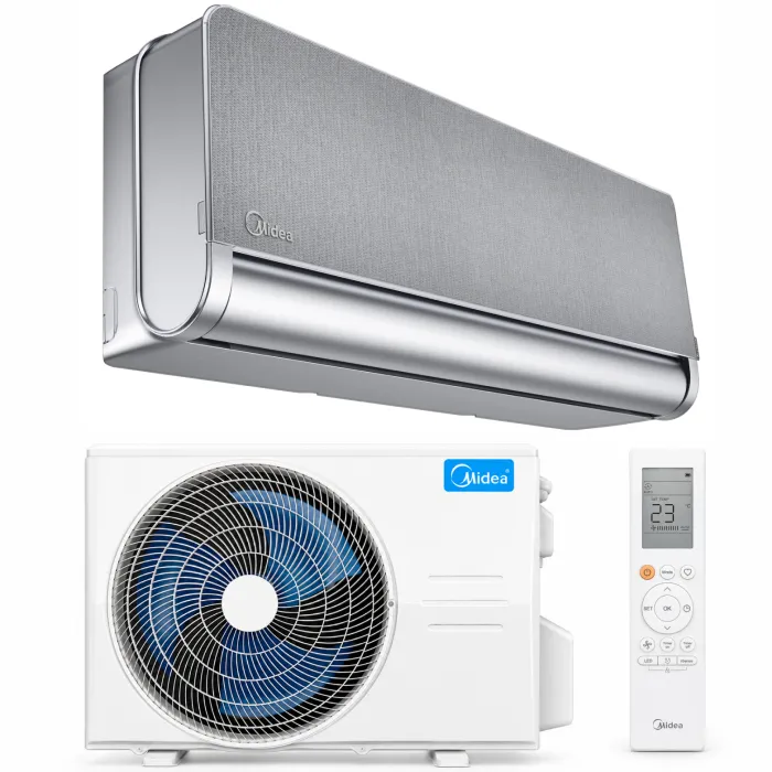 Кондиціонер Midea PENROSE DC Inverter MSXT-12HRFN8-SILVER-I/MSXT-12HRFN8-SILVER-I