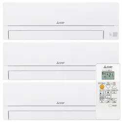 Мультиспліт-система Mitsubishi Electric MXZ-HA Classic на 3 кімнати (25+25+25) + MXZ-3HA50VF
