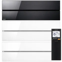 Мультиспліт-система Mitsubishi Electric MXZ-F Premium White+Onyx Black на 3 кімнати (25+25+35) + MXZ-3F68VF