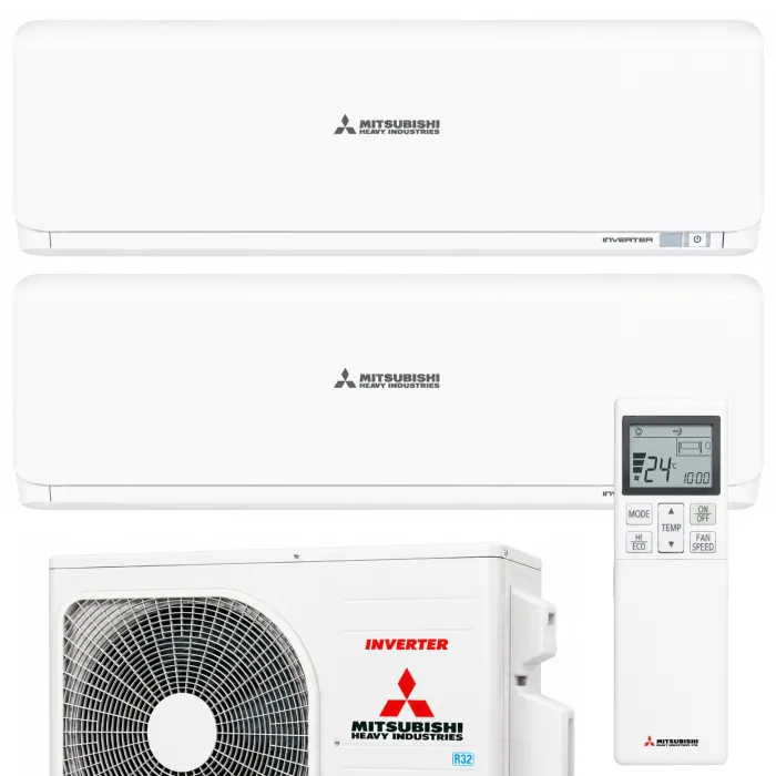 Мультиспліт-система Mitsubishi Heavy SCM Diamond на 2 кімнати (20+25) + SCM45ZS-W