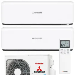 Мультиспліт-система Mitsubishi Heavy SCM Premium на 2 кімнати (20+25) + SCM40ZS-W