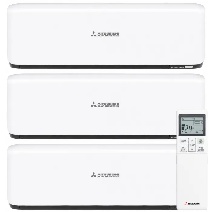 Мультиспліт-система Mitsubishi Heavy SCM Premium на 3 кімнати (25+25+25) + SCM60ZS-W