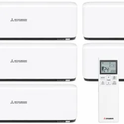 Мультиспліт-система Mitsubishi Heavy SCM Premium на 5 кімнат (25+25+25+25+35) + SCM100ZS-W