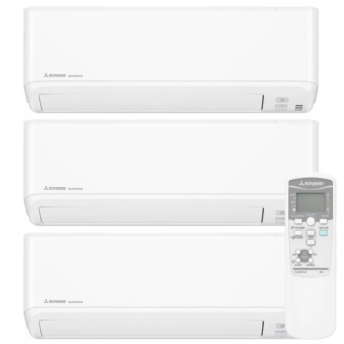 Мультиспліт-система Mitsubishi Heavy SCM Standard на 3 кімнати (20+20+20) + SCM50ZS-W