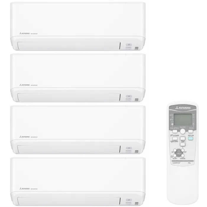 Мультиспліт-система Mitsubishi Heavy SCM Standard на 4 кімнати (20+25+25+25) + SCM71ZS-W