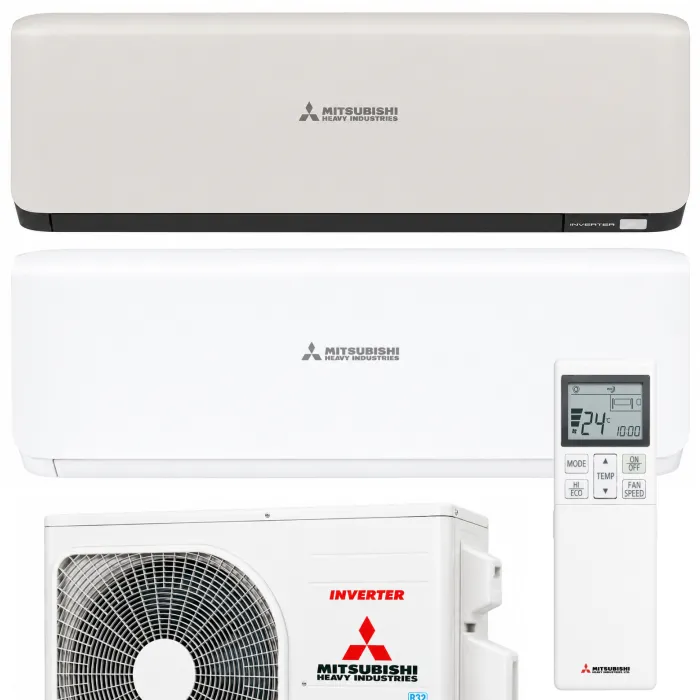 Мультиспліт-система Mitsubishi Heavy SCM Premium White+Titanium на 2 кімнати (25+35) + SCM45ZS-W