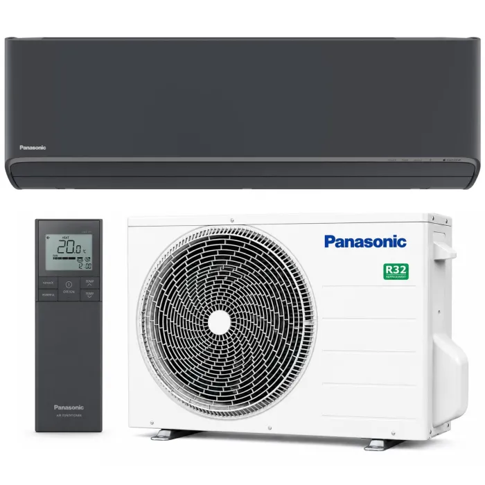 Кондиціонер, тепловий насос Panasonic ETHEREA Black CS-XZ20CKEW-H/CU-Z20CKE (2026)